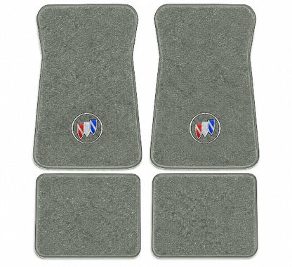 1977-1985 Buick LeSabre Cutpile Floor Mats with Embroidered Logo Choices - 4-Piece - product image