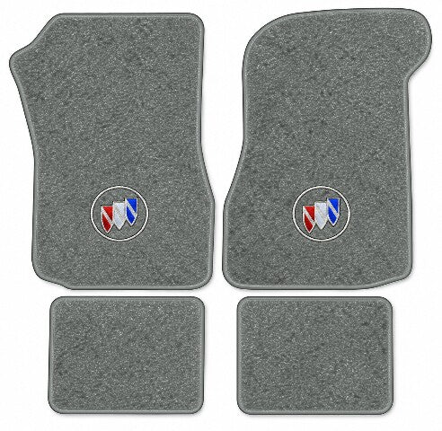 1974-1977 Buick Regal Cutpile Floor Mats with Embroidered Logo Choices - 4-Piece - product image