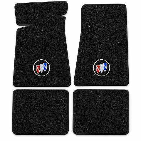1978-1981 Buick Regal Cutpile Floor Mats with Embroidered Logo Choices - 4-Piece - product details image 2