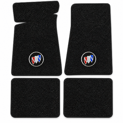 1978-1981 Buick Regal Cutpile Floor Mats with Embroidered Logo Choices - 4-Piece - product details image 2