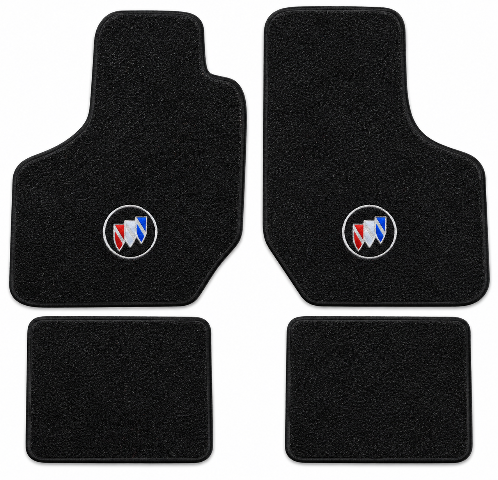 1988-1996 Buick Regal Cutpile Floor Mats with Embroidered Logo Choices - 4-Piece - product details image 2