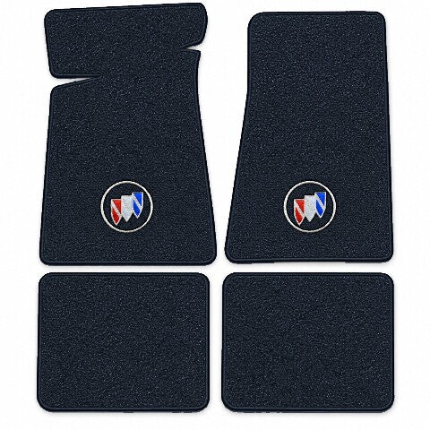 1982-1983 Buick Regal Estate Wagon Cutpile Floor Mats with Embroidered Logo Choices - 4-Piece - product image