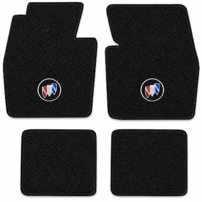 1963-1965 Buick Riviera Loop Floor Mats with Embroidered Logo Choices - 4-Piece - product details image 2