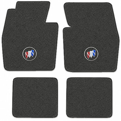 1963-1965 Buick Riviera Loop Floor Mats with Embroidered Logo Choices - 4-Piece - product image