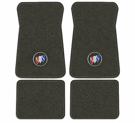 1974-1976 Buick Riviera Cutpile Floor Mats with Embroidered Logo Choices - 4-Piece - product image