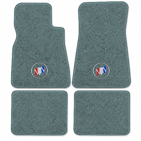 1979-1985 Buick Riviera Cutpile Floor Mats with Embroidered Logo Choices - 4-Piece - product image