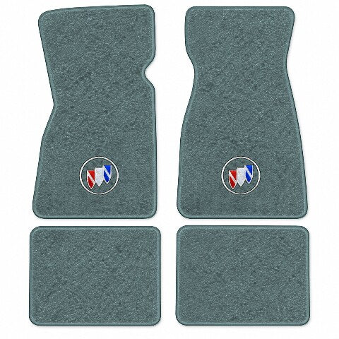 1975-1980 Buick Skyhawk Cutpile Floor Mats with Embroidered Logo Choices - 4-Piece - product image