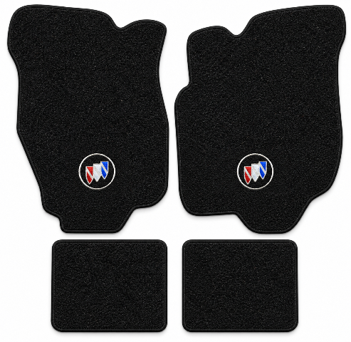 1980-1984 Buick Skylark Cutpile Floor Mats with Embroidered Logo Choices - 4-Piece - product details image 2