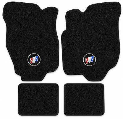 1980-1984 Buick Skylark Cutpile Floor Mats with Embroidered Logo Choices - 4-Piece - product details image 2