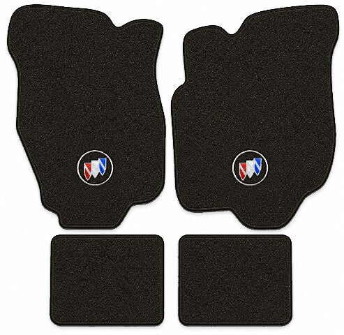 1980-1984 Buick Skylark Cutpile Floor Mats with Embroidered Logo Choices - 4-Piece - product image