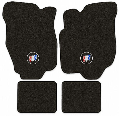 1980-1984 Buick Skylark Cutpile Floor Mats with Embroidered Logo Choices - 4-Piece - product image