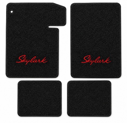 1964-1967 Buick Skylark Loop Floor Mats with Embroidered Logo Choices - 4-Piece - product details image 2