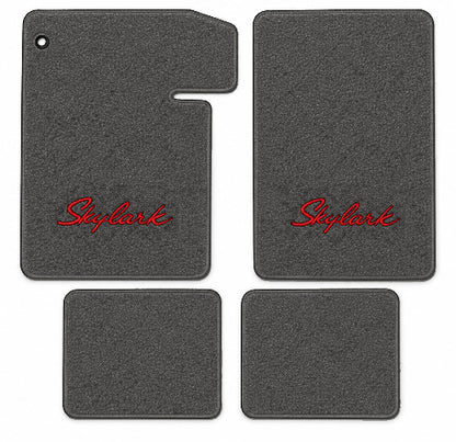 1964-1967 Buick Skylark Loop Floor Mats with Embroidered Logo Choices - 4-Piece - product image