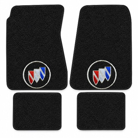 1968-1972 Buick Skylark Loop Floor Mats with Embroidered Logo Choices - 4-Piece - product details image 3