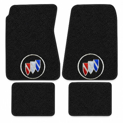 1968-1972 Buick Skylark Loop Floor Mats with Embroidered Logo Choices - 4-Piece - product details image 3