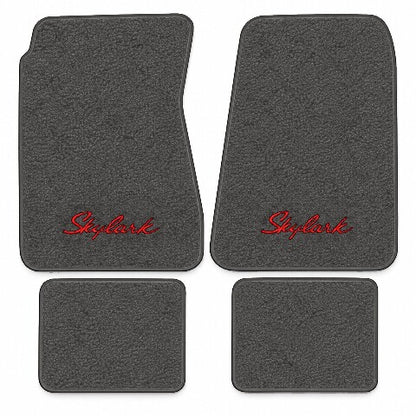 1968-1972 Buick Skylark Loop Floor Mats with Embroidered Logo Choices - 4-Piece - product image
