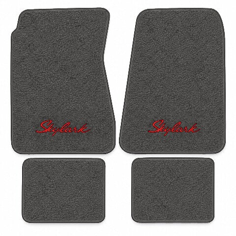 1968-1972 Buick Skylark Loop Floor Mats with Embroidered Logo Choices - 4-Piece - product image