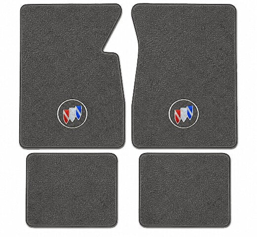 1957-1958 Buick Special Loop Floor Mats with Embroidered Logo Choices - 4-Piece - product image