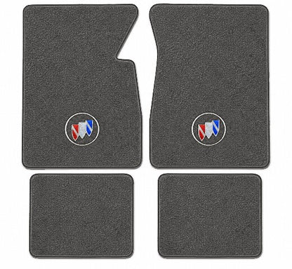 1957-1958 Buick Special Loop Floor Mats with Embroidered Logo Choices - 4-Piece - product image