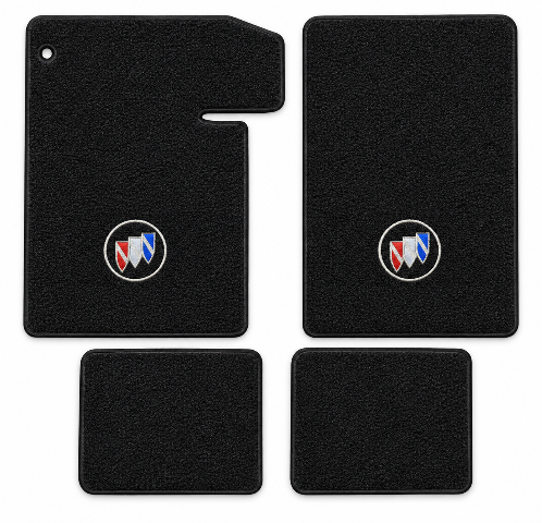 1964-1967 Buick Special Loop Floor Mats with Embroidered Logo Choices - 4-Piece - product details image 2