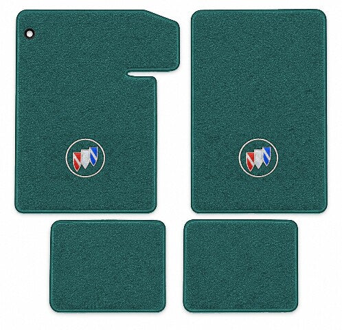 1964-1967 Buick Special Loop Floor Mats with Embroidered Logo Choices - 4-Piece - product image