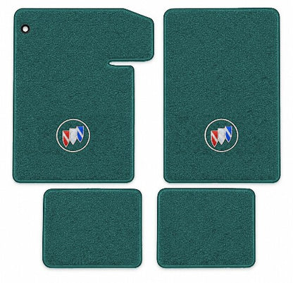 1964-1967 Buick Special Loop Floor Mats with Embroidered Logo Choices - 4-Piece - product image