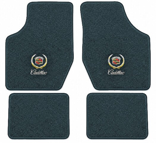 1982-1988 Cadillac Cimarron Cutpile Floor Mats with Embroidered Logo Choices - 4-Piece - product image