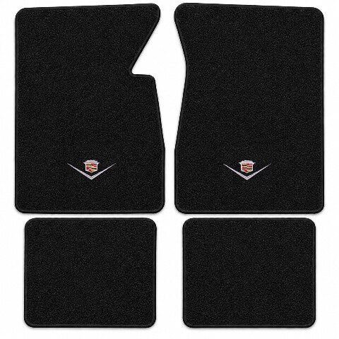 1959-1960 Cadillac DeVille 2DR Coupe Loop Floor Mats with Embroidered Logo Choices - 4-Piece - product details image 3
