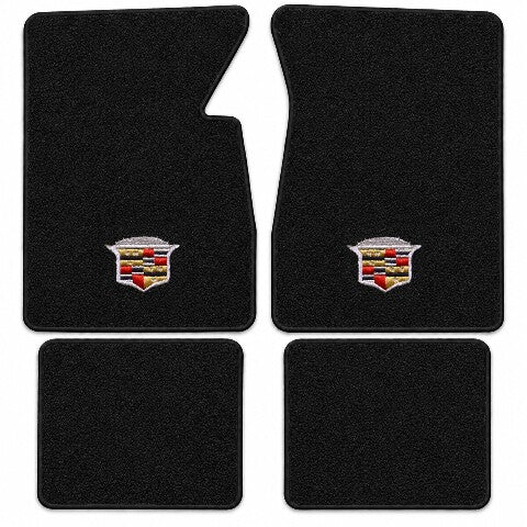 1965-1970 Cadillac DeVille 2DR Coupe/Conv Loop Floor Mats with Embroidered Logo Choices - 4-Piece - product details image 6