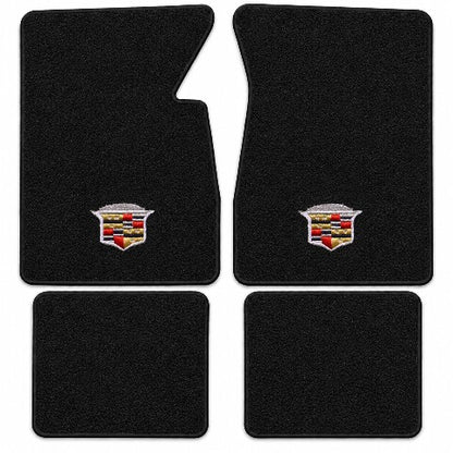 1965-1970 Cadillac DeVille 2DR Coupe/Conv Loop Floor Mats with Embroidered Logo Choices - 4-Piece - product details image 6