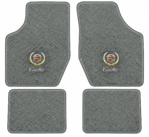 1986-1991 Cadillac Eldorado Cutpile Floor Mats with Embroidered Logo Choices - 4-Piece - product image