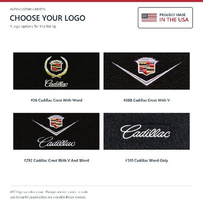 1961-1970 Cadillac Eldorado Loop Floor Mats with Embroidered Logo Choices - 4-Piece - product details image 8