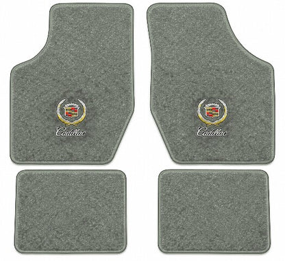 1985-1991 Cadillac Fleetwood FWD Cutpile Floor Mats with Embroidered Logo Choices - 4-Piece - product image