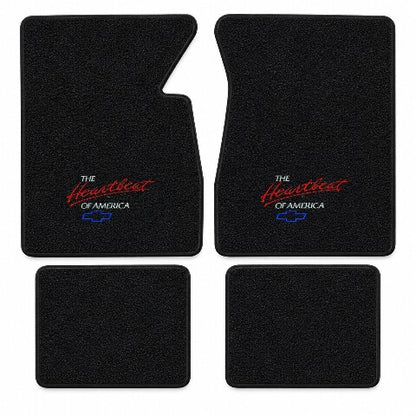 1958 Chevy Biscayne Loop Floor Mats with Embroidered Logo Choices - 4-Piece - product details image 3