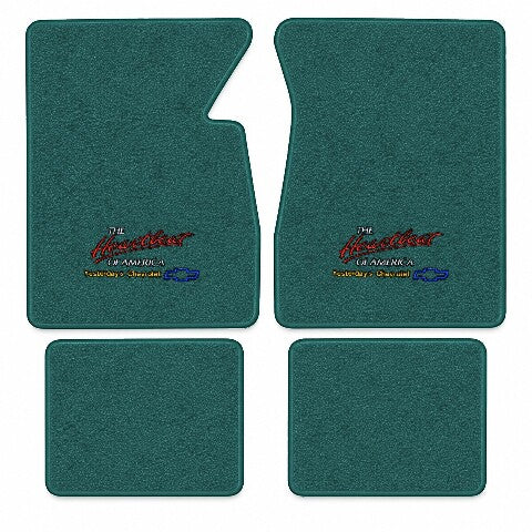 1961-1964 Chevy Biscayne Loop Floor Mats with Embroidered Logo Choices - 4-Piece - product image
