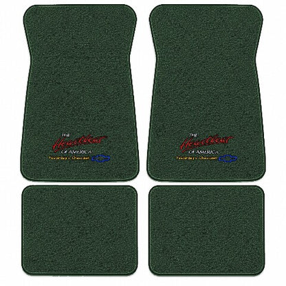 1971-1972 Chevy Biscayne Loop Floor Mats with Embroidered Logo Choices - 4-Piece - product image