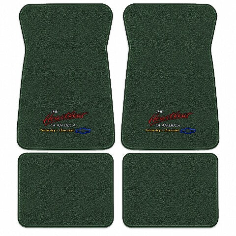 1969-1970 Chevy Brookwood Loop Floor Mats with Embroidered Logo Choices - 4-Piece - product image