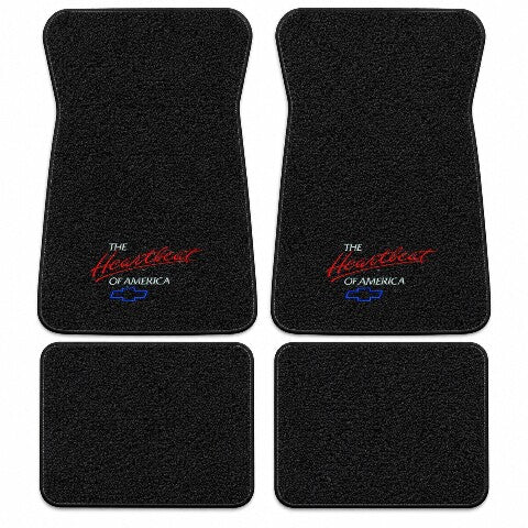 1971-1972 Chevy Biscayne Loop Floor Mats with Embroidered Logo Choices - 4-Piece - product details image 3
