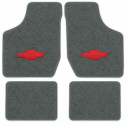 1982-1990 Chevy Celebrity Cutpile Floor Mats with Embroidered Logo Choices - 4-Piece - product image