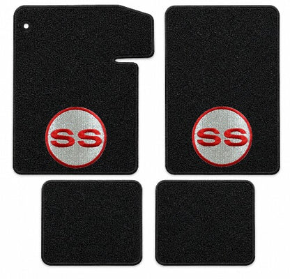 1964-1967 Chevy Chevelle Loop Floor Mats with Embroidered Logo Choices - 4-Piece - product details image 10