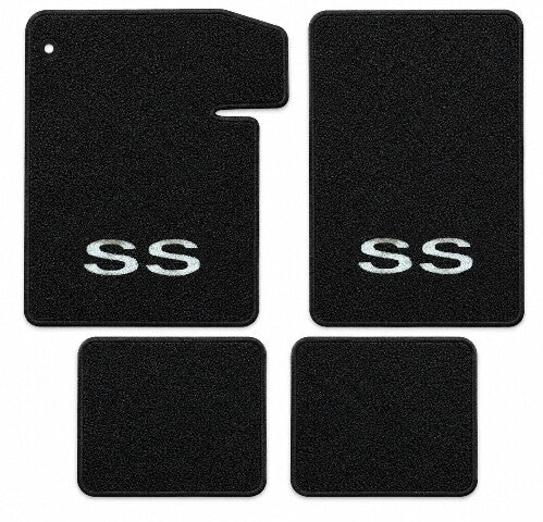 1964-1967 Chevy Chevelle Loop Floor Mats with Embroidered Logo Choices - 4-Piece - product details image 12