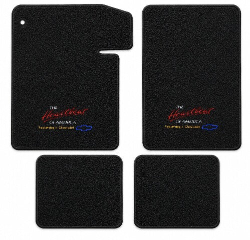 1964-1967 Chevy Chevelle Loop Floor Mats with Embroidered Logo Choices - 4-Piece - product details image 14