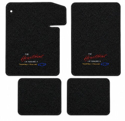 1964-1967 Chevy Chevelle Loop Floor Mats with Embroidered Logo Choices - 4-Piece - product details image 14