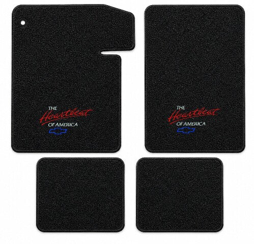 1964-1967 Chevy Chevelle Loop Floor Mats with Embroidered Logo Choices - 4-Piece - product details image 9