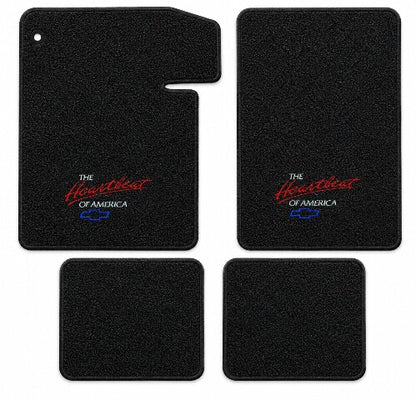 1964-1967 Chevy Chevelle Loop Floor Mats with Embroidered Logo Choices - 4-Piece - product details image 9