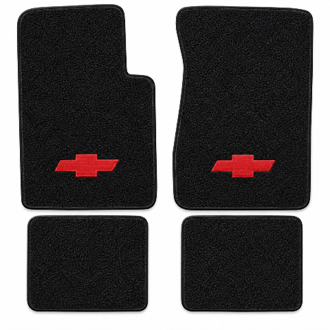 1962-1967 Chevy Chevy II Loop Floor Mats with Embroidered Logo Choices - 4-Piece - product details image 2