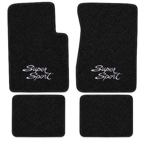 1962-1967 Chevy Chevy II Loop Floor Mats with Embroidered Logo Choices - 4-Piece - product details image 3