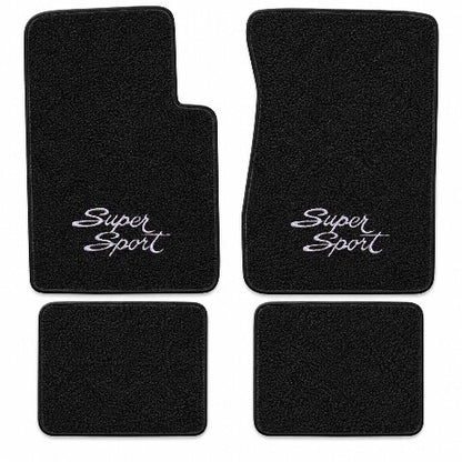 1962-1967 Chevy Chevy II Loop Floor Mats with Embroidered Logo Choices - 4-Piece - product details image 3