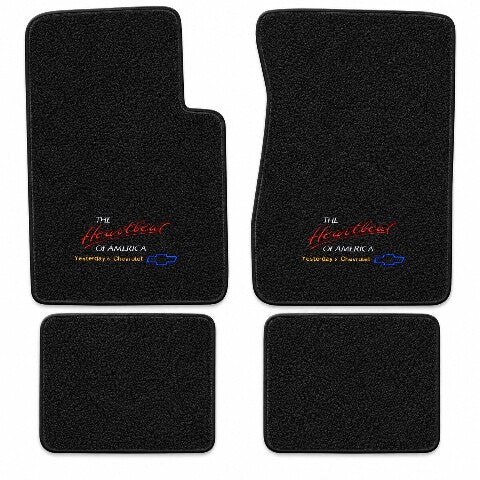 1962-1967 Chevy Chevy II Loop Floor Mats with Embroidered Logo Choices - 4-Piece - product details image 5