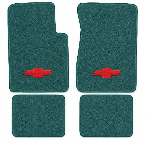 1962-1967 Chevy Chevy II Loop Floor Mats with Embroidered Logo Choices - 4-Piece - product image